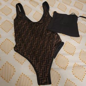 Brand new never worn Fendi Bathing suit Size us8